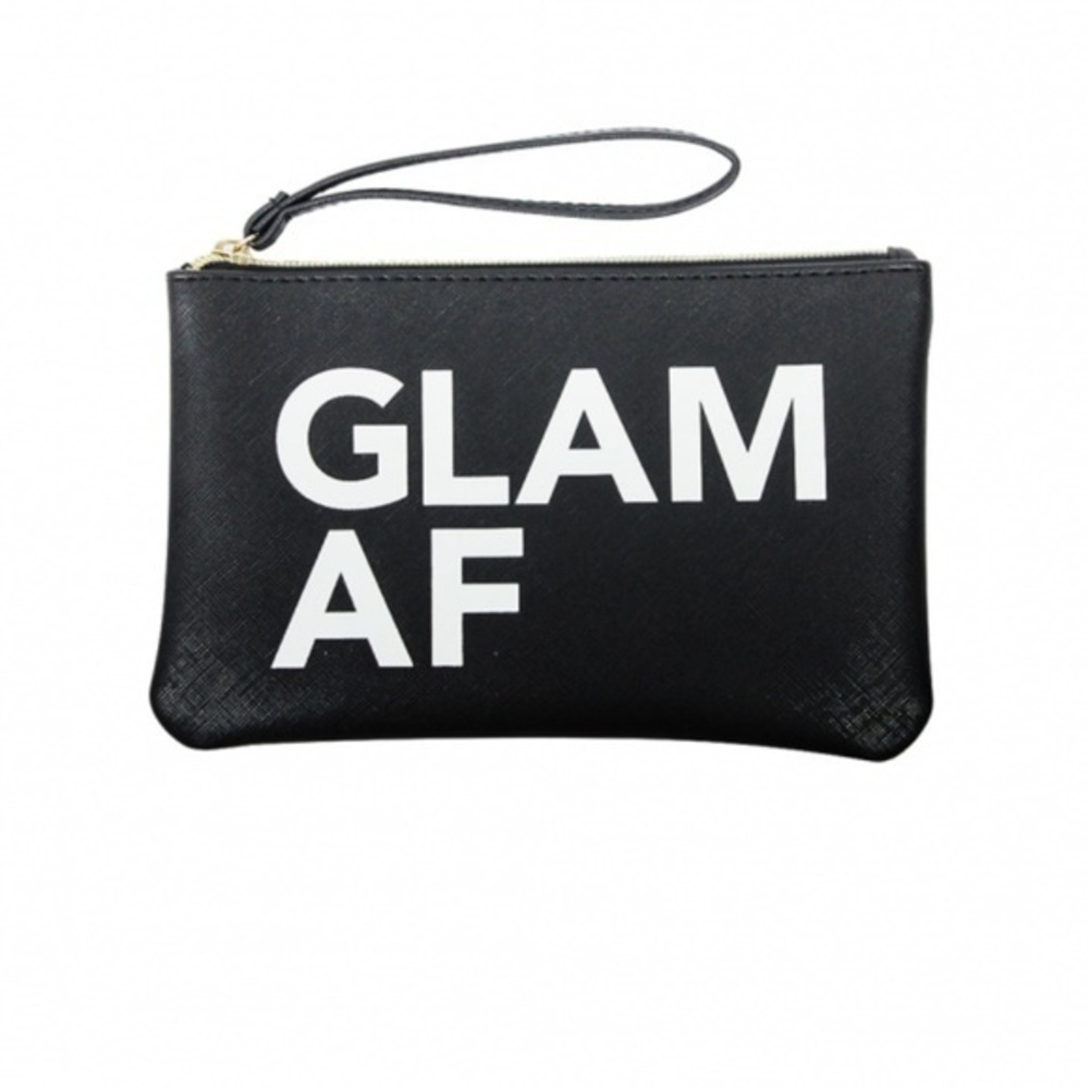 NWOT Crimes of Beauty black wristlet